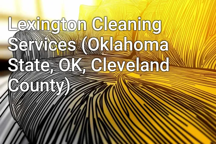 Lexington Cleaning Services (Oklahoma State, OK, Cleveland County)
