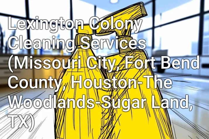 Lexington Colony Cleaning Services (Missouri City, Fort Bend County, Houston-The Woodlands-Sugar Land, TX)