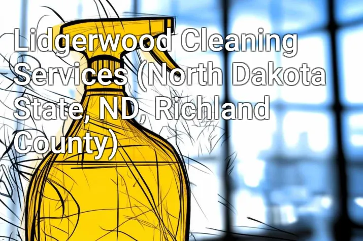 Lidgerwood Cleaning Services (North Dakota State, ND, Richland County)