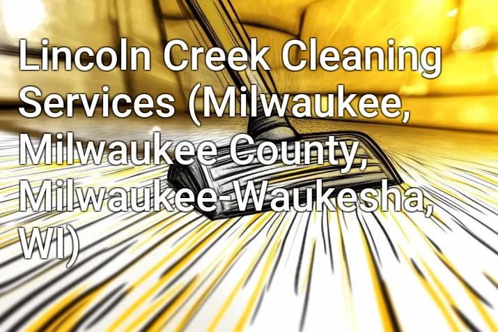 Lincoln Creek Cleaning Services (Milwaukee, Milwaukee County, Milwaukee-Waukesha, WI)