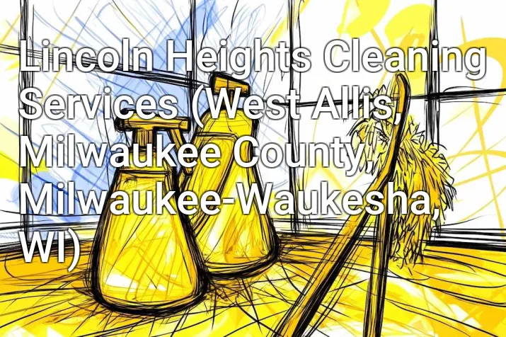 Lincoln Heights Cleaning Services (West Allis, Milwaukee County, Milwaukee-Waukesha, WI)