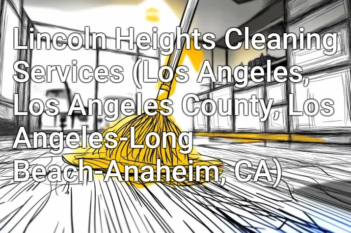 Lincoln Heights Cleaning Services (Los Angeles, Los Angeles County, Los Angeles-Long Beach-Anaheim, CA)