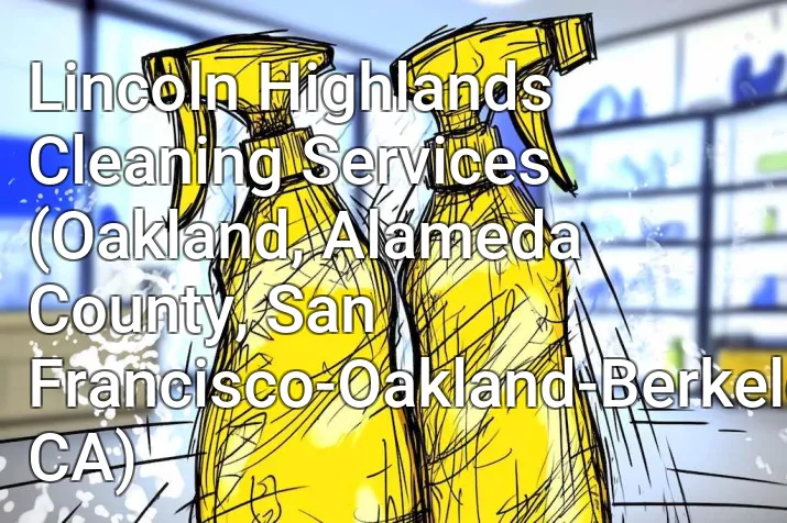 Lincoln Highlands Cleaning Services (Oakland, Alameda County, San Francisco-Oakland-Berkeley, CA)