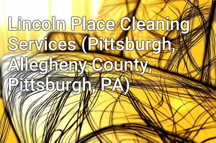 Lincoln Place Cleaning Services (Pittsburgh, Allegheny County, Pittsburgh, PA)