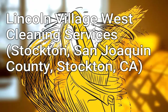 Lincoln Village West Cleaning Services (Stockton, San Joaquin County, Stockton, CA)