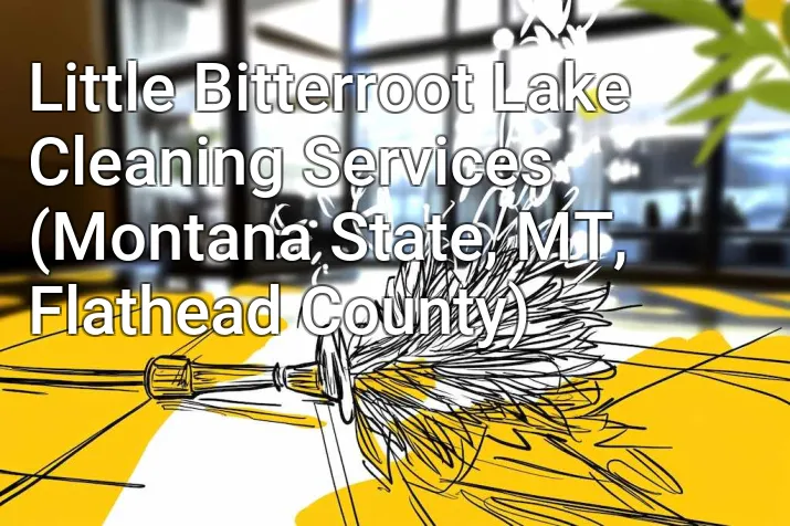 Little Bitterroot Lake Cleaning Services (Montana State, MT, Flathead County)