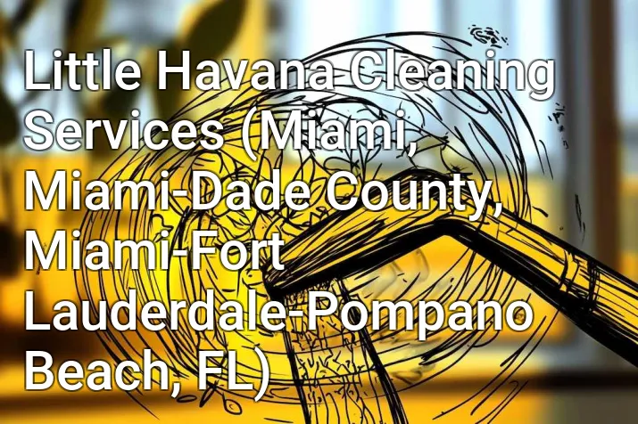 Little Havana Cleaning Services (Miami, Miami-Dade County, Miami-Fort Lauderdale-Pompano Beach, FL)
