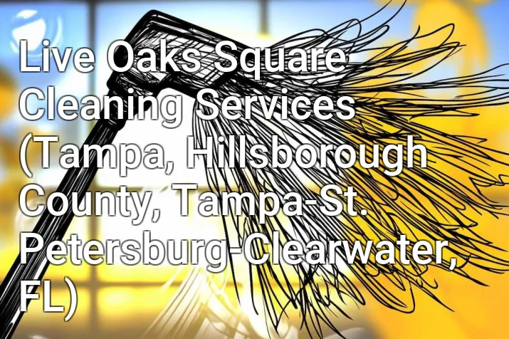 Live Oaks Square Cleaning Services (Tampa, Hillsborough County, Tampa-St. Petersburg-Clearwater, FL)