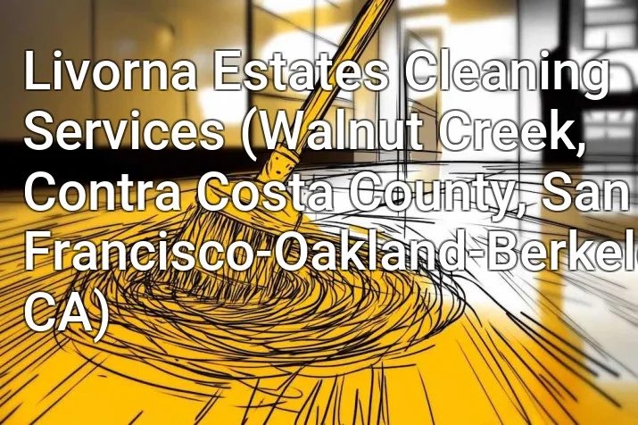 Livorna Estates Cleaning Services (Walnut Creek, Contra Costa County, San Francisco-Oakland-Berkeley, CA)