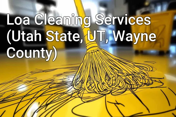 Loa Cleaning Services (Utah State, UT, Wayne County)