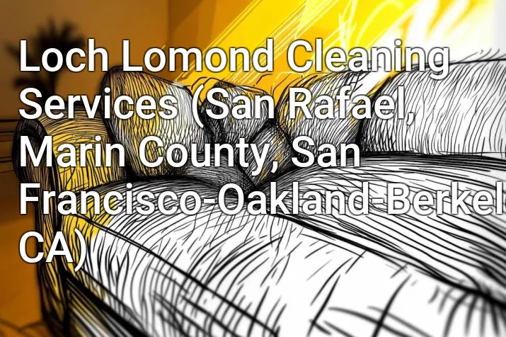 Loch Lomond Cleaning Services (San Rafael, Marin County, San Francisco-Oakland-Berkeley, CA)