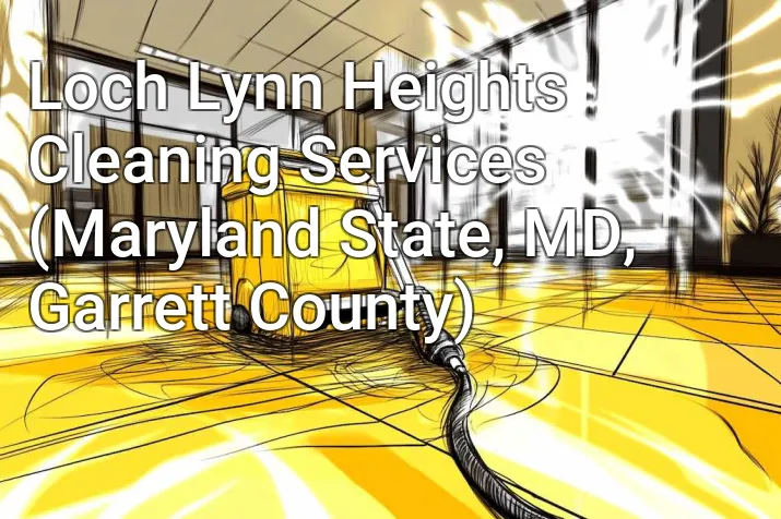 Loch Lynn Heights Cleaning Services (Maryland State, MD, Garrett County)
