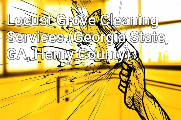 Locust Grove Cleaning Services (Georgia State, GA, Henry County)