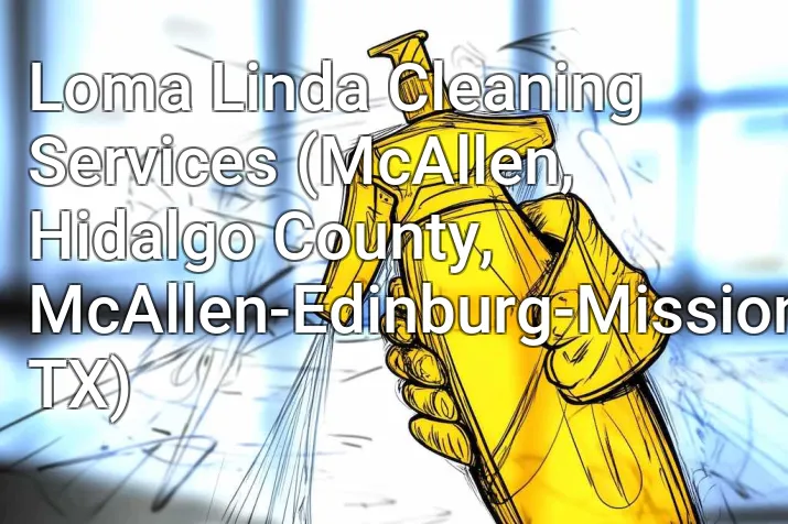 Loma Linda Cleaning Services (McAllen, Hidalgo County, McAllen-Edinburg-Mission, TX)
