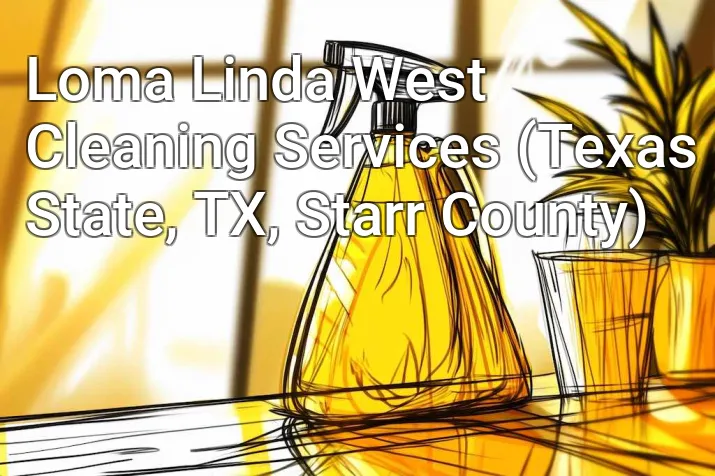 Loma Linda West Cleaning Services (Texas State, TX, Starr County)