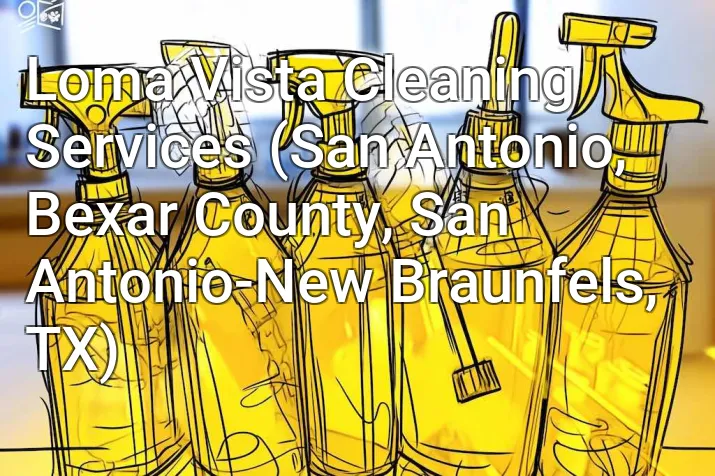 Loma Vista Cleaning Services (San Antonio, Bexar County, San Antonio-New Braunfels, TX)