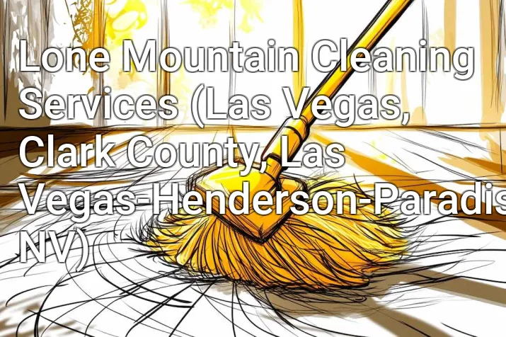 Lone Mountain Cleaning Services (Las Vegas, Clark County, Las Vegas-Henderson-Paradise, NV)