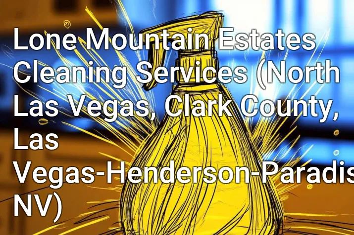Lone Mountain Estates Cleaning Services (North Las Vegas, Clark County, Las Vegas-Henderson-Paradise, NV)