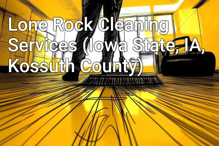 Lone Rock Cleaning Services (Iowa State, IA, Kossuth County)