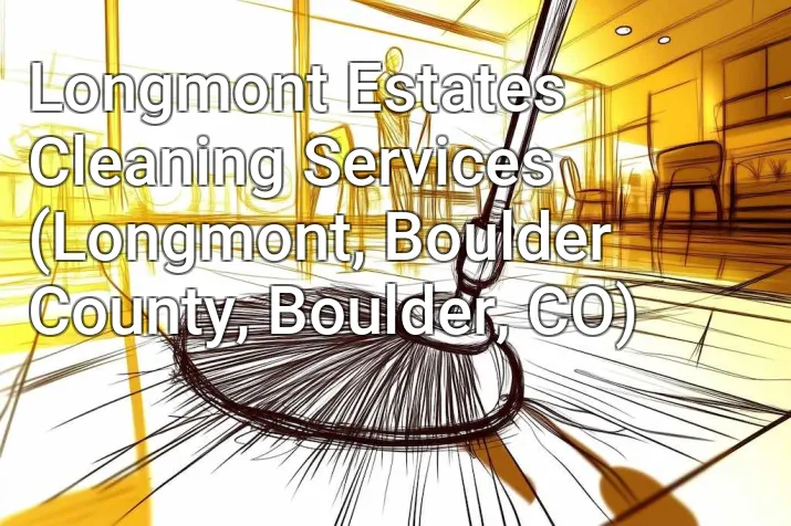 Longmont Estates Cleaning Services (Longmont, Boulder County, Boulder, CO)