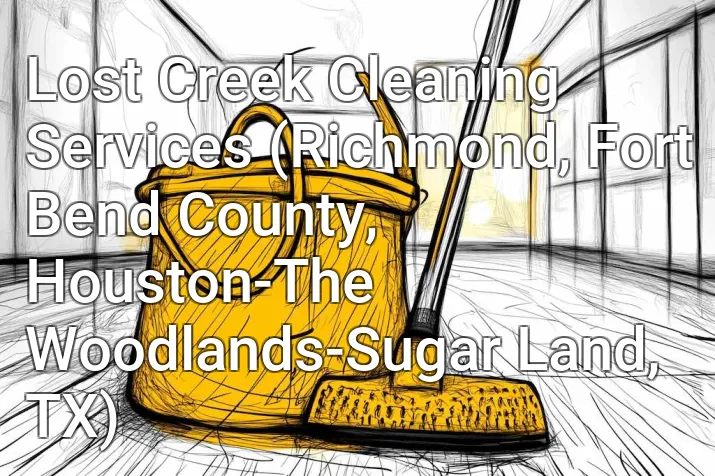 Lost Creek Cleaning Services (Richmond, Fort Bend County, Houston-The Woodlands-Sugar Land, TX)