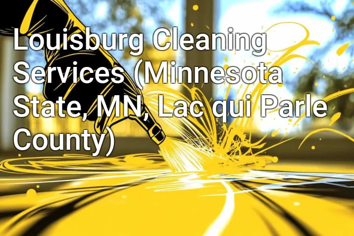 Louisburg Cleaning Services (Minnesota State, MN, Lac qui Parle County)