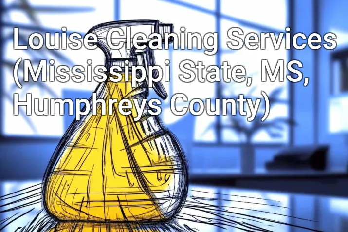Louise Cleaning Services (Mississippi State, MS, Humphreys County)