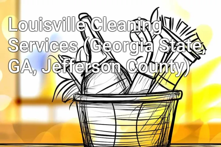 Louisville Cleaning Services (Georgia State, GA, Jefferson County)