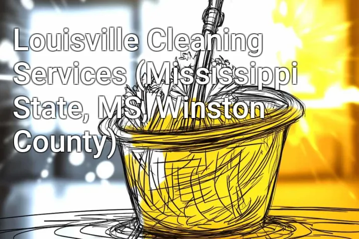 Louisville Cleaning Services (Mississippi State, MS, Winston County)
