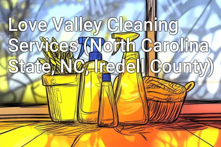 Love Valley Cleaning Services (North Carolina State, NC, Iredell County)