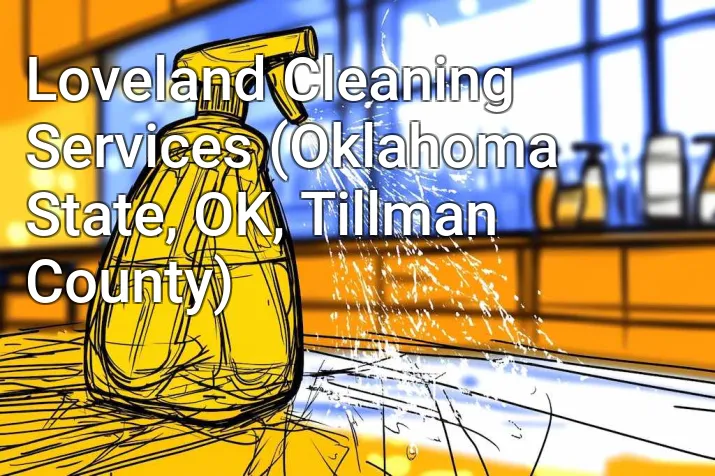 Loveland Cleaning Services (Oklahoma State, OK, Tillman County)