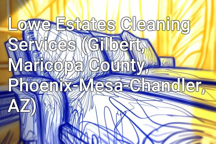 Lowe Estates Cleaning Services (Gilbert, Maricopa County, Phoenix-Mesa-Chandler, AZ)