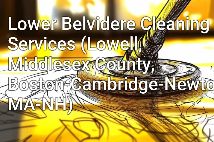 Lower Belvidere Cleaning Services (Lowell, Middlesex County, Boston-Cambridge-Newton, MA-NH)