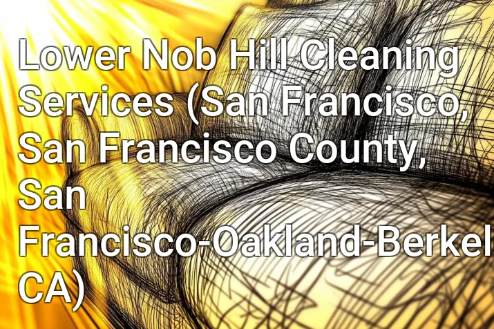 Lower Nob Hill Cleaning Services (San Francisco, San Francisco County, San Francisco-Oakland-Berkeley, CA)