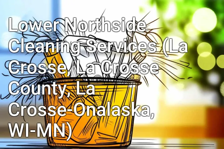Lower Northside Cleaning Services (La Crosse, La Crosse County, La Crosse-Onalaska, WI-MN)