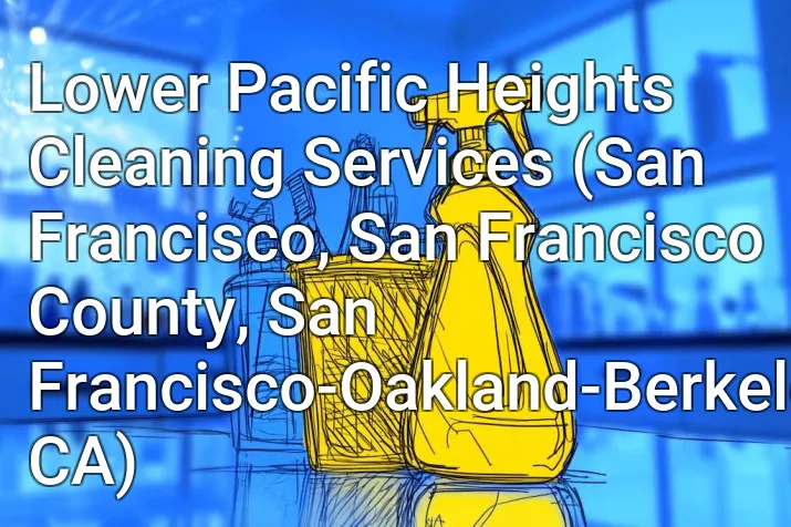 Lower Pacific Heights Cleaning Services (San Francisco, San Francisco County, San Francisco-Oakland-Berkeley, CA)