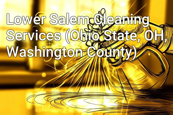 Lower Salem Cleaning Services (Ohio State, OH, Washington County)