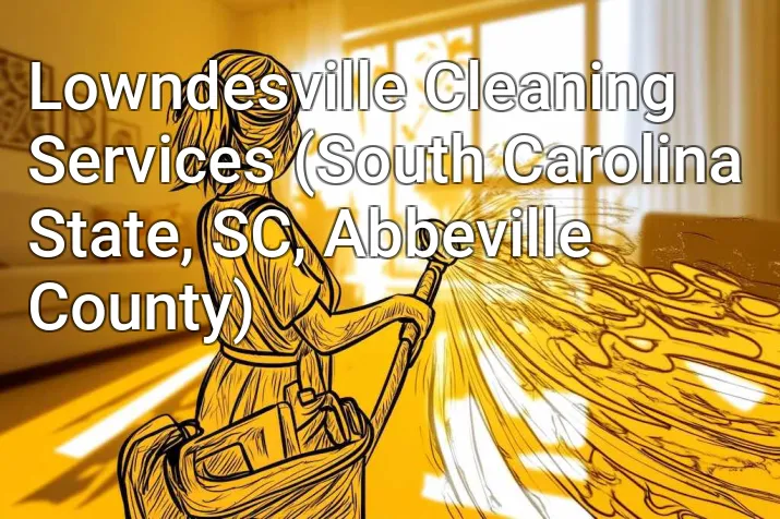 Lowndesville Cleaning Services (South Carolina State, SC, Abbeville County)
