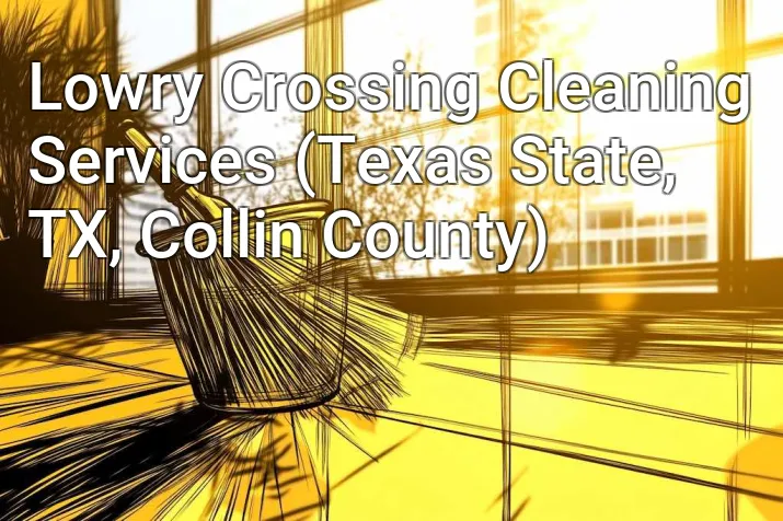 Lowry Crossing Cleaning Services (Texas State, TX, Collin County)