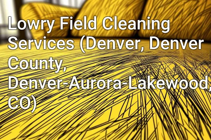 Lowry Field Cleaning Services (Denver, Denver County, Denver-Aurora-Lakewood, CO)
