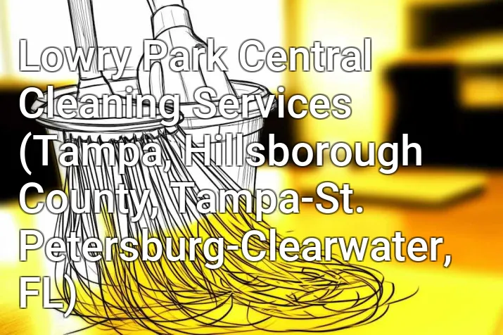 Lowry Park Central Cleaning Services (Tampa, Hillsborough County, Tampa-St. Petersburg-Clearwater, FL)