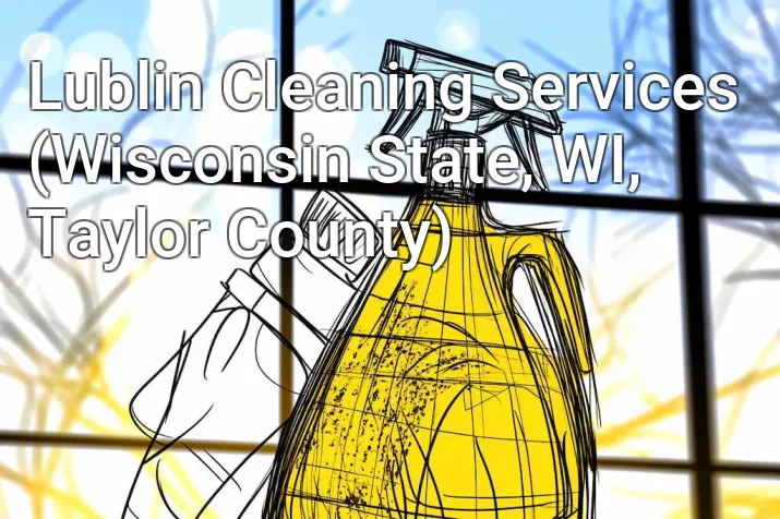 Lublin Cleaning Services (Wisconsin State, WI, Taylor County)