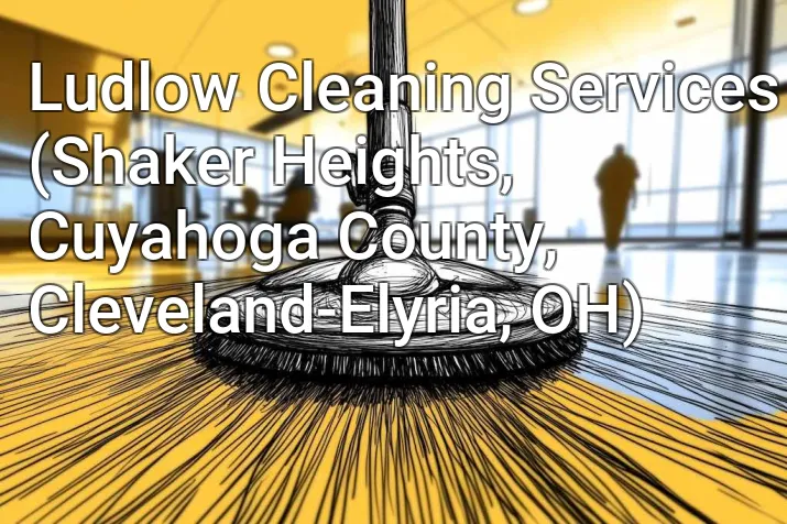 Ludlow Cleaning Services (Shaker Heights, Cuyahoga County, Cleveland-Elyria, OH)