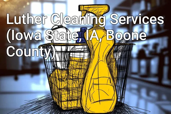 Luther Cleaning Services (Iowa State, IA, Boone County)