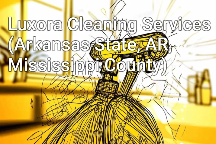 Luxora Cleaning Services (Arkansas State, AR, Mississippi County)