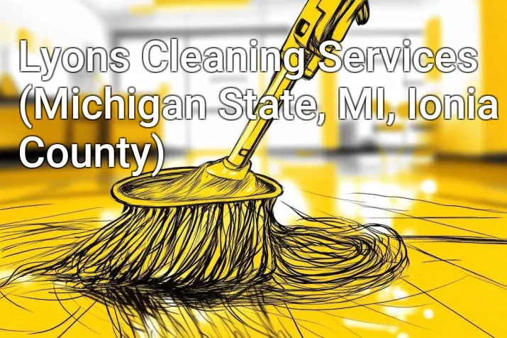 Lyons Cleaning Services (Michigan State, MI, Ionia County)