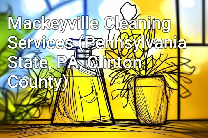 Mackeyville Cleaning Services (Pennsylvania State, PA, Clinton County)