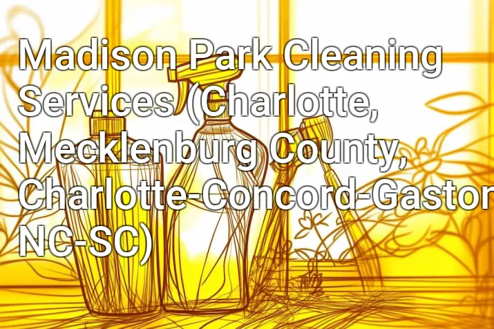 Madison Park Cleaning Services (Charlotte, Mecklenburg County, Charlotte-Concord-Gastonia, NC-SC)