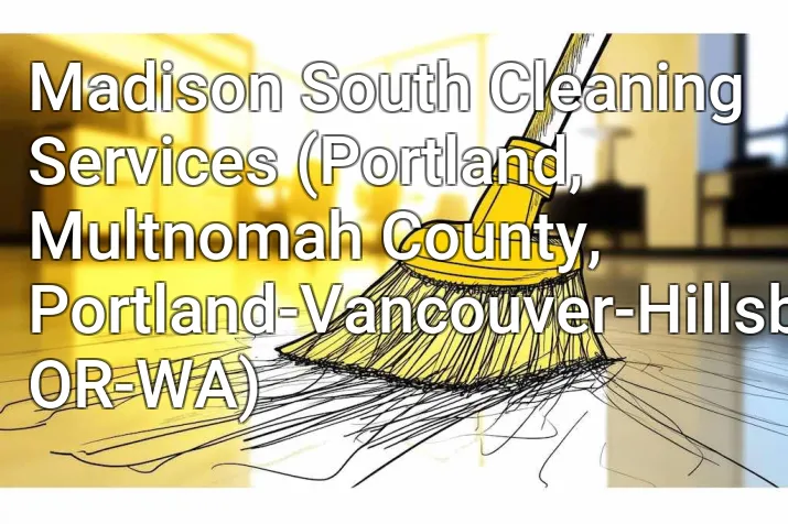 Madison South Cleaning Services (Portland, Multnomah County, Portland-Vancouver-Hillsboro, OR-WA)