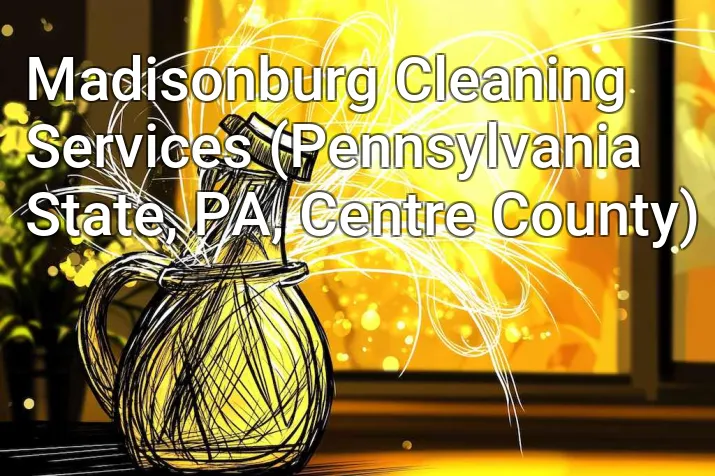 Madisonburg Cleaning Services (Pennsylvania State, PA, Centre County)